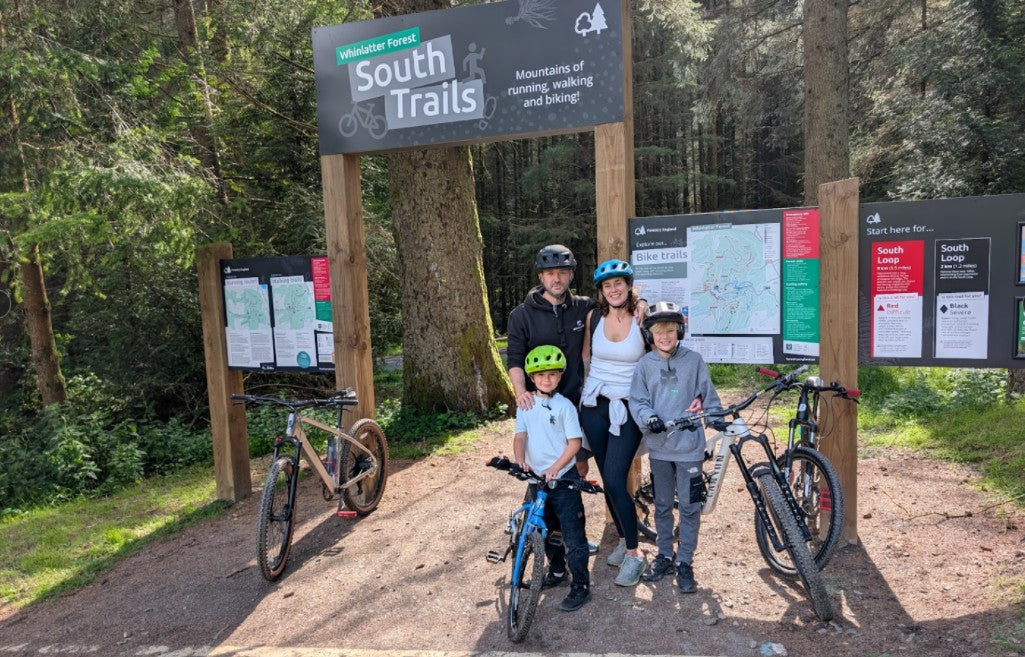 A Family Day Mountain Biking at Whinlatter Forest