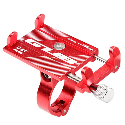 Red Aluminium Bicycle Phone Holder - GUB G-81