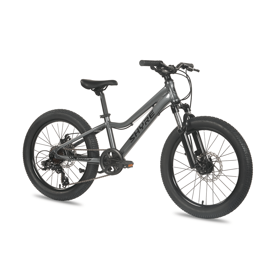 Charcoal Black Shyre Eastie 20" Wheels Kids Bike - Charcoal Black