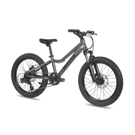 Charcoal Black Shyre Eastie 20" Wheels Kids Bike - Charcoal Black