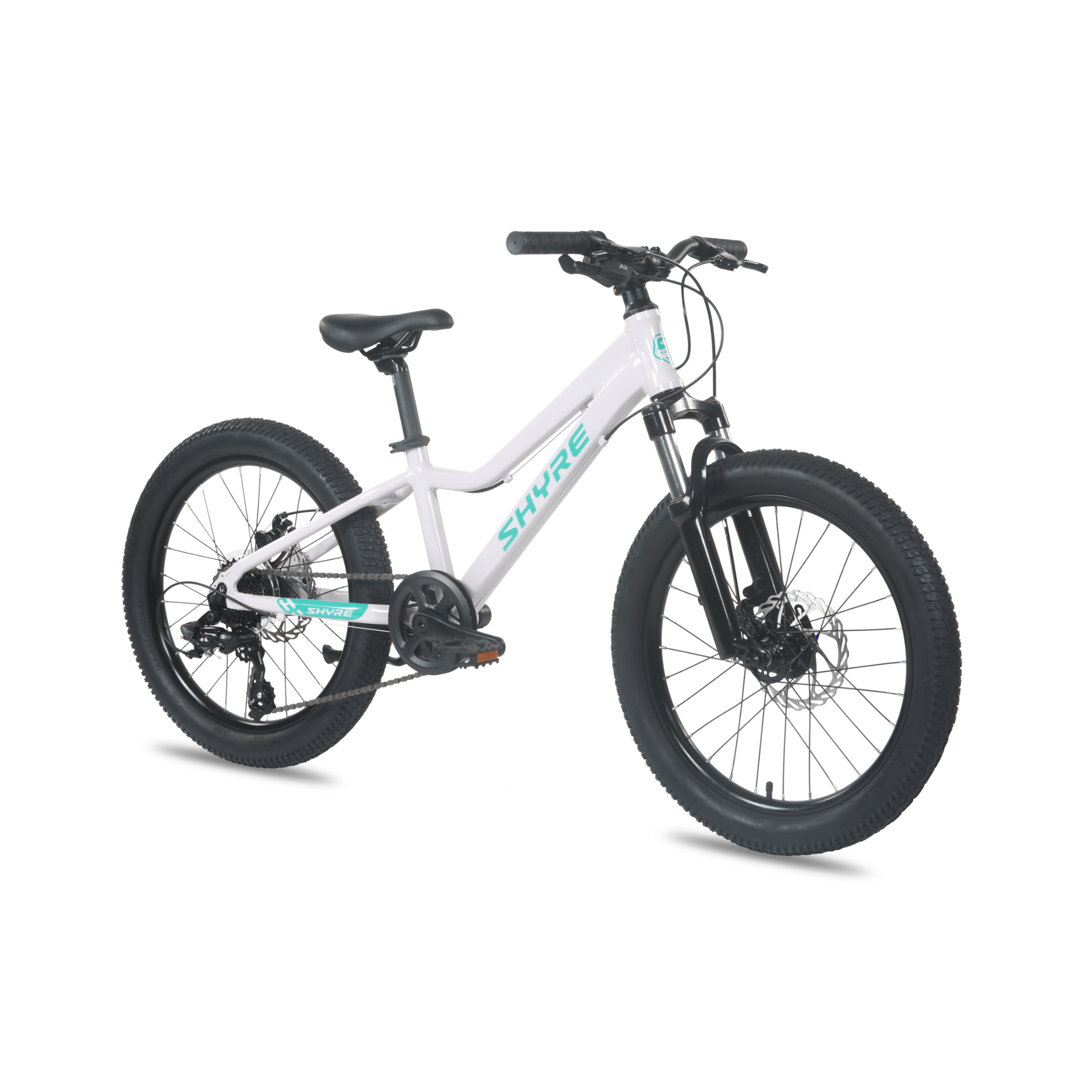 20 Inch Bike Kids Lightweight Mountain Bike Squish 20 White/Blue