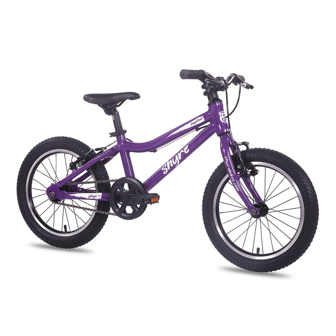 Purple Shyre Hopton 16" Wheel Kids Hybrid Bike