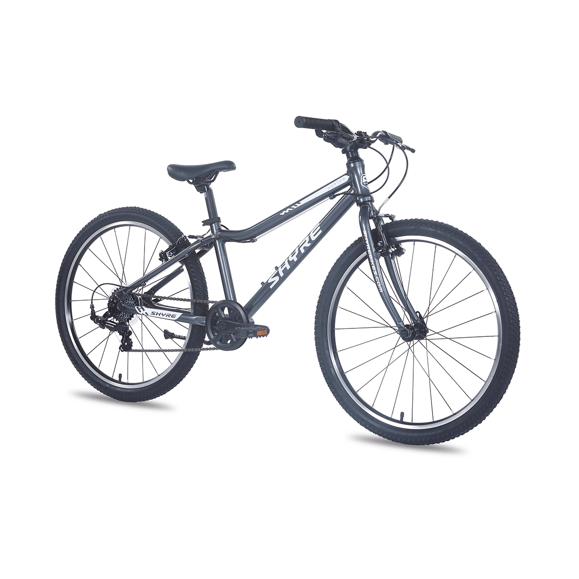 Grey Shyre Hopton 24" Wheels Kids Hybrid Bike Grey Shyre Hopton 24" Wheels Kids Hybrid Bike