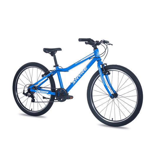 Blue Shyre Hopton 24" Wheels Kids Hybrid Bike