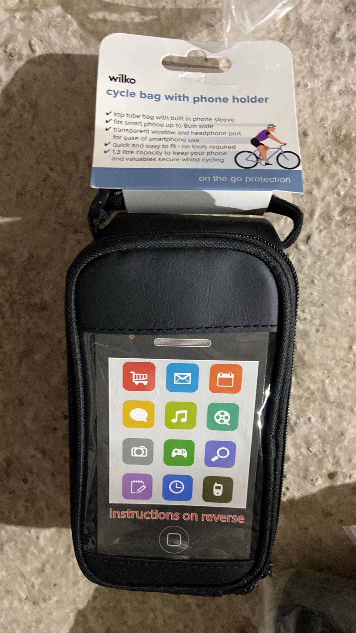 Wilko Cycle Bag with Phone Holder – Shyre Bikes