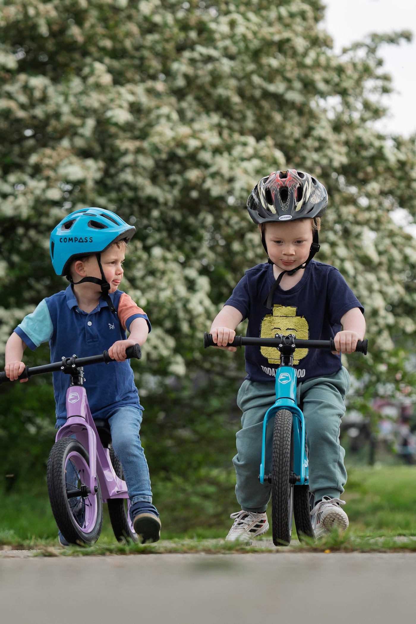 Park laps before nursery.