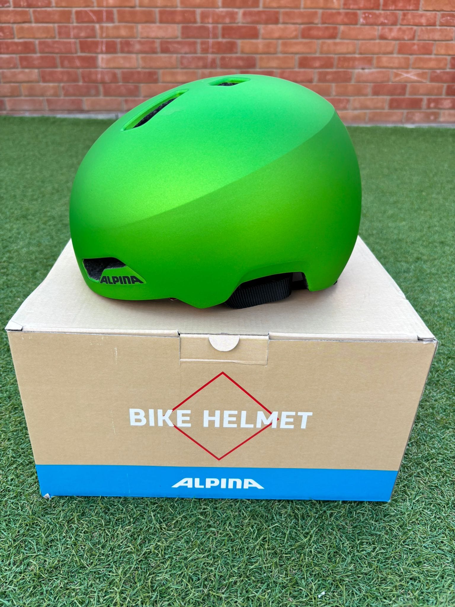 51cm bike helmet Alpina Hackney Junior Helmet Green Frog 47