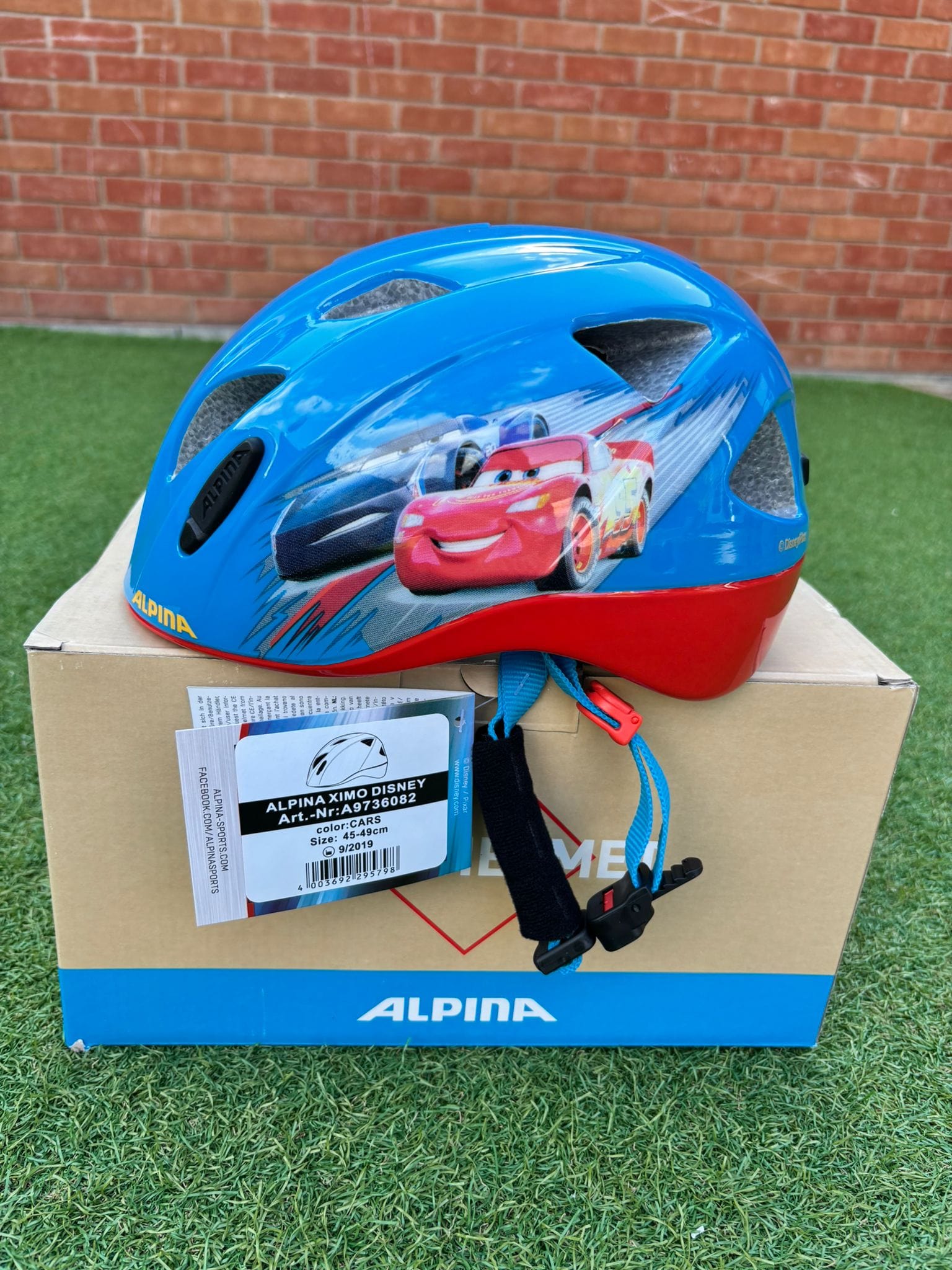 alpina fahrradhelm disney Alpina Ximo Disney Cars Helmet 45cm to 49cm – Shyre Bikes