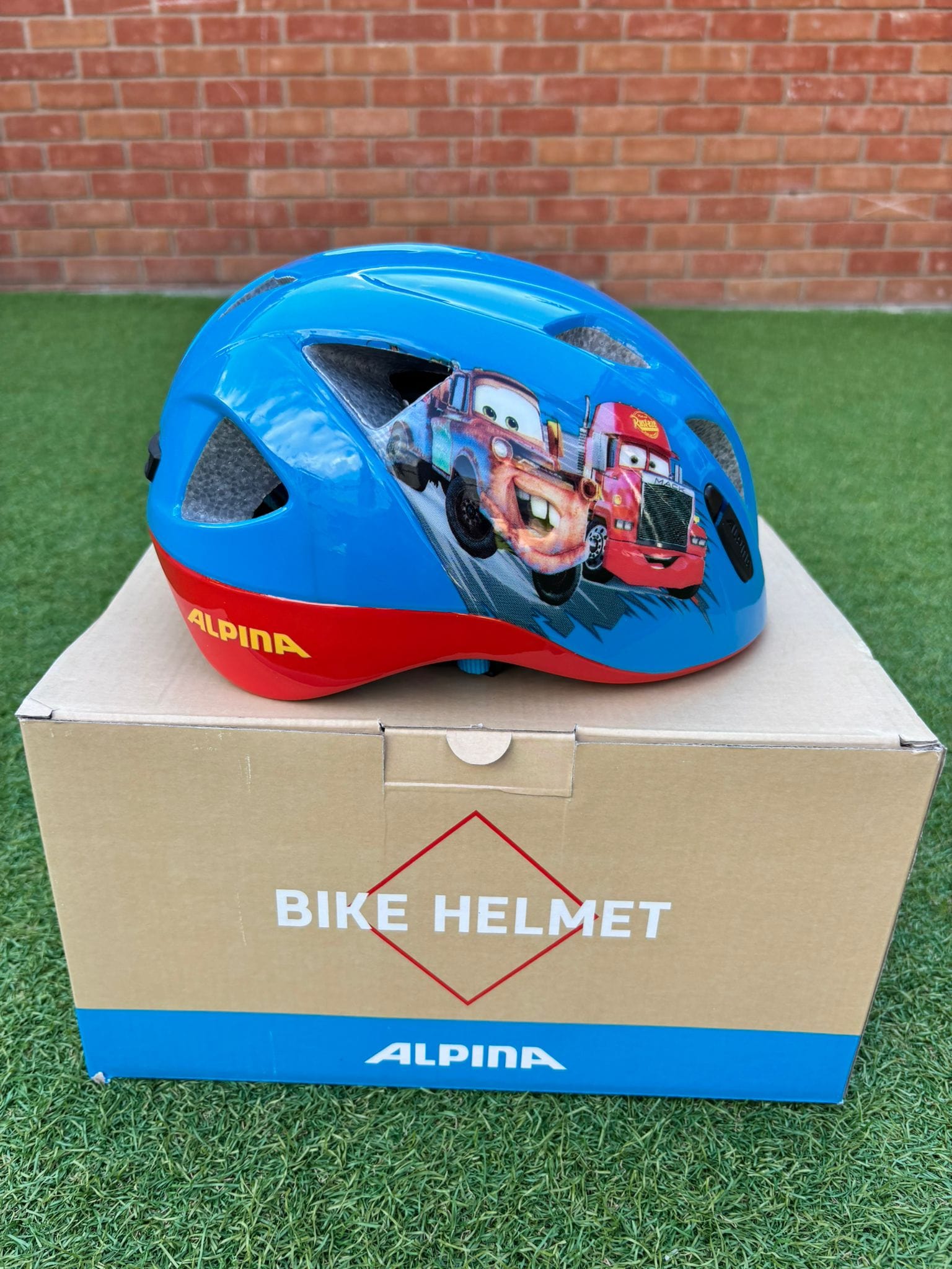 Alpina Ximo Disney Cars Helmet 45cm to 49cm – Shyre Bikes Alpina Ximo Disney Cars Helmet 45cm to 49cm – Shyre Bikes