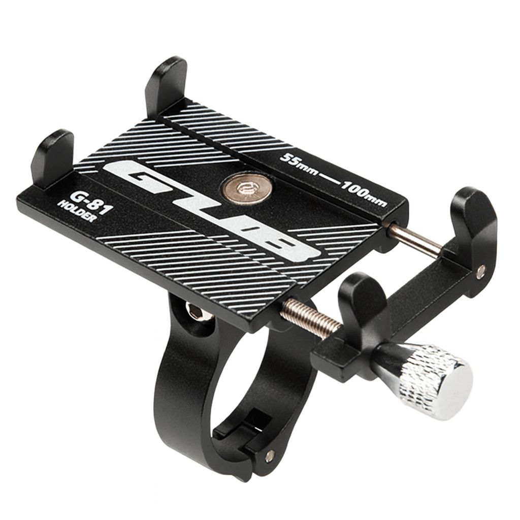 Black Aluminium Bicycle Phone Holder - GUB G-81