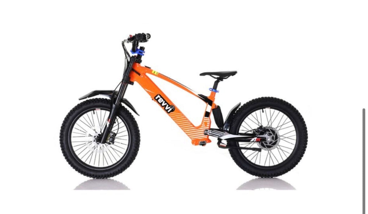 Orange New Revvi 20" Electric Bike