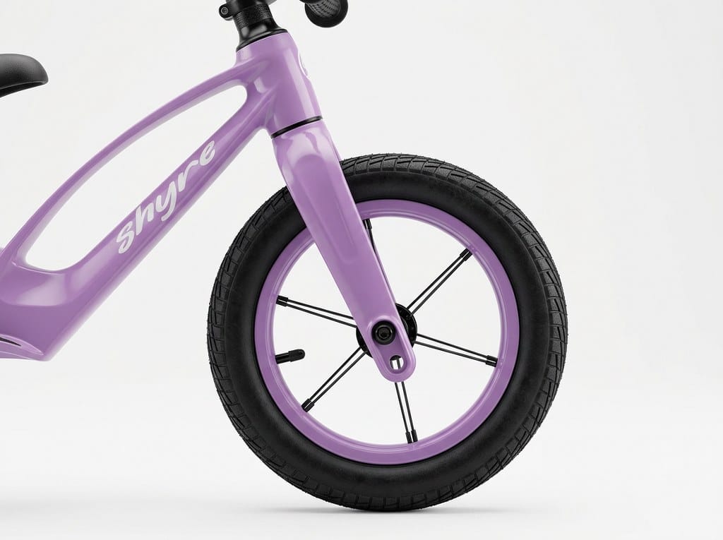 12" wheels, upgradeable to 14"