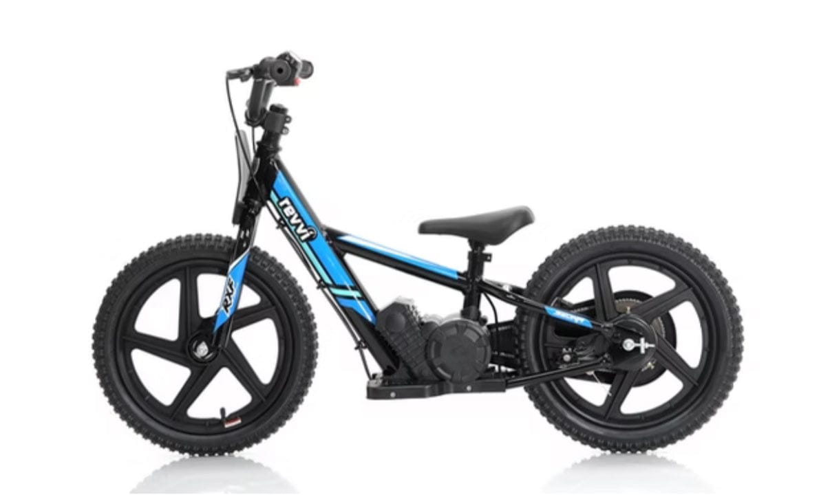 Blue Revvi Junior 16” Electric bike - Bundle Deal!