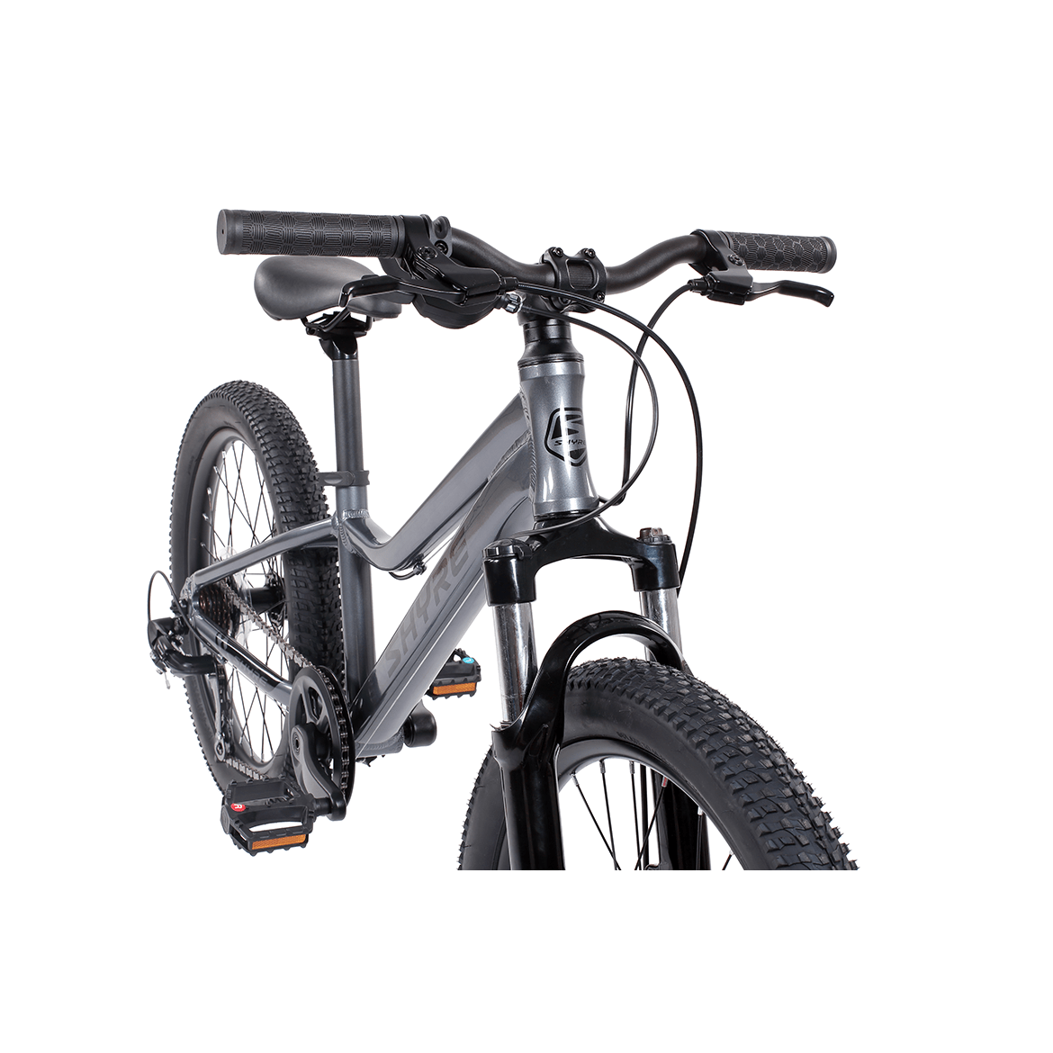 Charcoal Black Shyre Eastie 20" Wheels Kids Bike - Charcoal Black