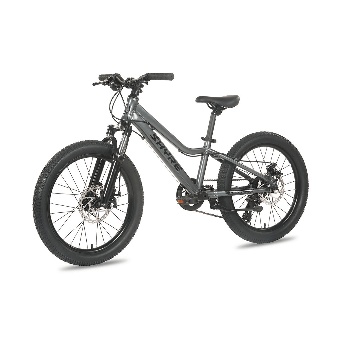 Charcoal Black Shyre Eastie 20" Wheels Kids Bike - Charcoal Black