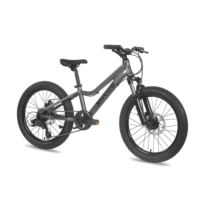 Charcoal Grey Shyre Eastie 20" Wheels Kids Bike - Charcoal Black