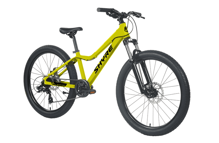 Acid Lime Shyre Eastie 24" Wheel Kids Mountain Bike