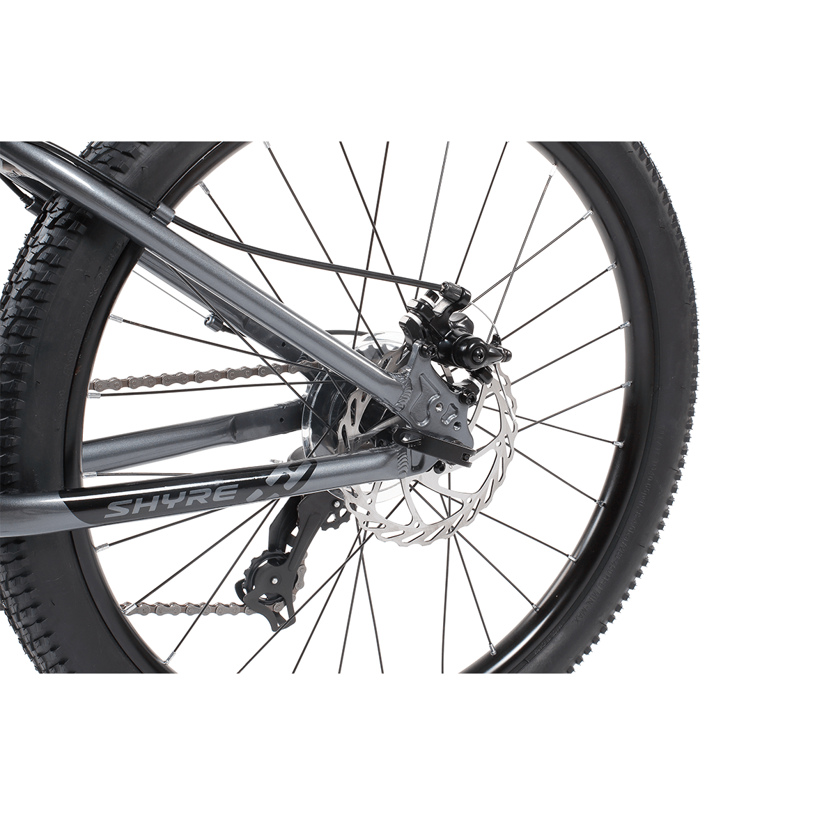 Shyre Eastie 24" Wheels Kids Bike - Charcoal Grey