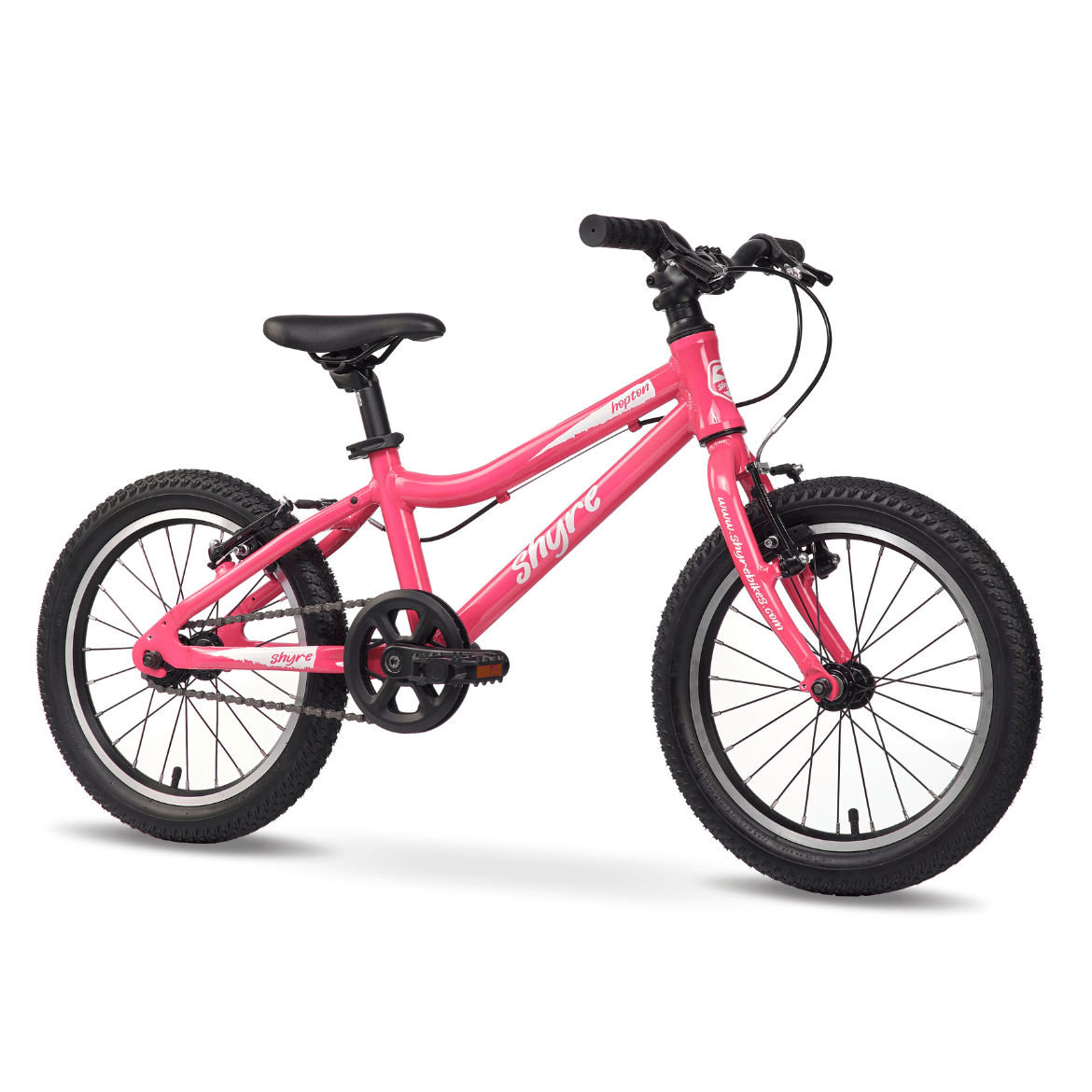 Pink Shyre Hopton 16" Wheel Kids Hybrid Bike
