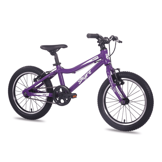 Purple Shyre Hopton 16" Wheel Kids Hybrid Bike
