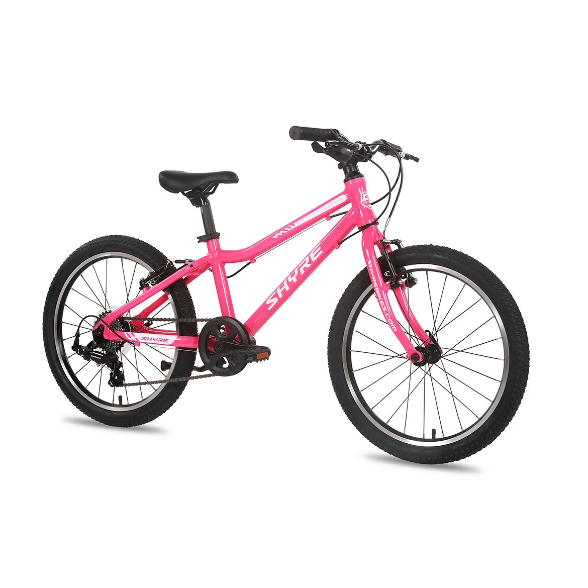 Pink Shyre Hopton 20" Wheels Hybrid Kids Bike