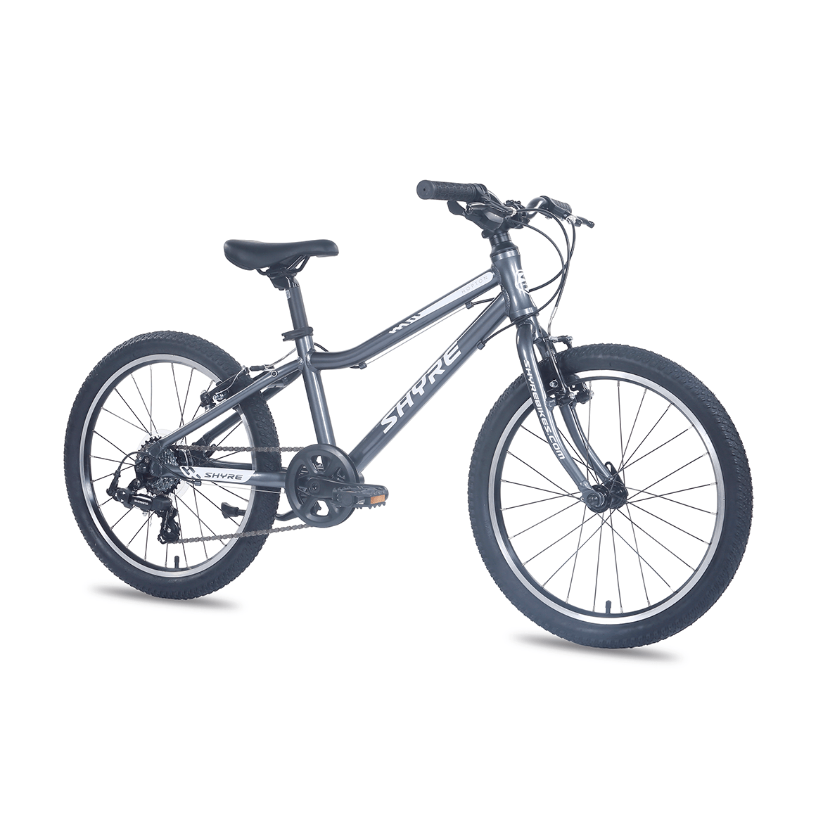 Grey Shyre Hopton 20" Wheels Hybrid Kids Bike