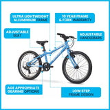 Shyre Hopton 20" Wheels Kids Bike - Blue