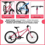Shyre Hopton 20" Wheels Kids Bike - Pink