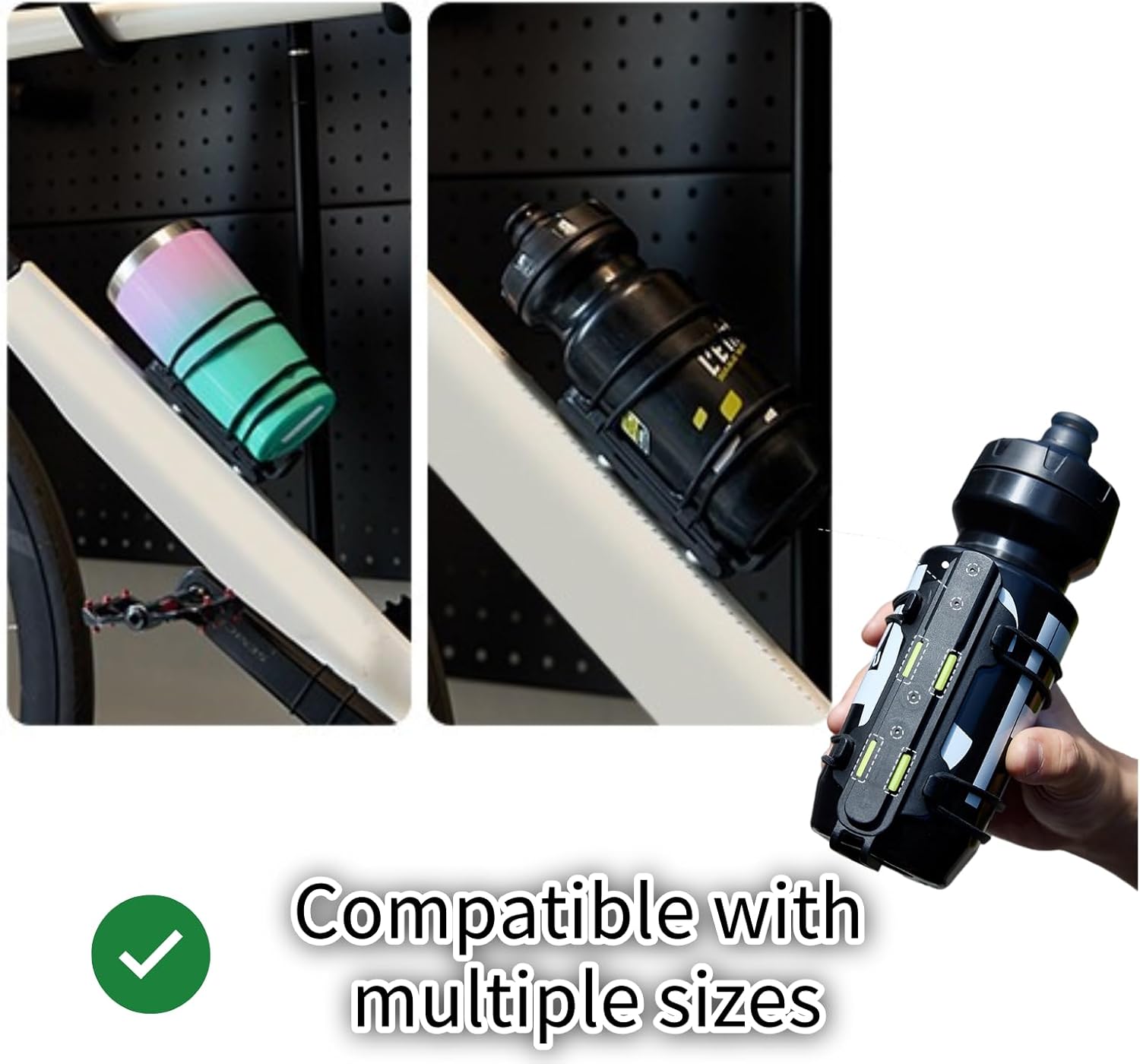 Universal Quick Release Bike Water Bottle Holder (No Bottle)